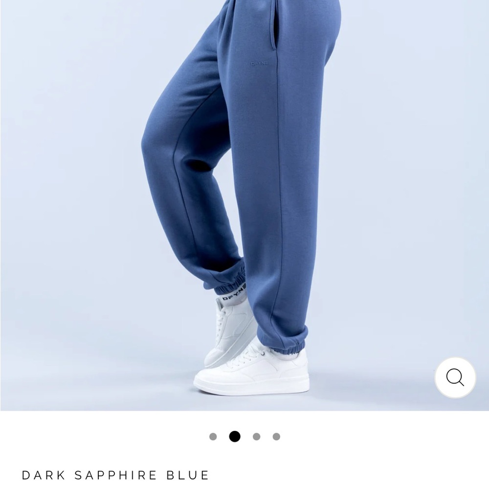 SOLD Dark Sapphire Blue Joggers DFYNE - Picture 3 of 7